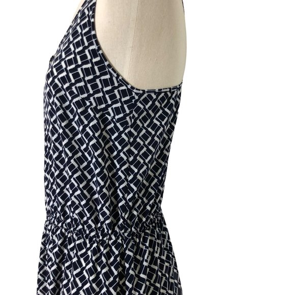Banana Republic Geometric Spaghetti Sleeveless Maxi Dress Size:8 - Picture 3 of 13